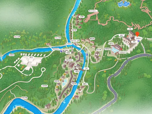 惠济结合景区手绘地图智慧导览和720全景技术，可以让景区更加“动”起来，为游客提供更加身临其境的导览体验。